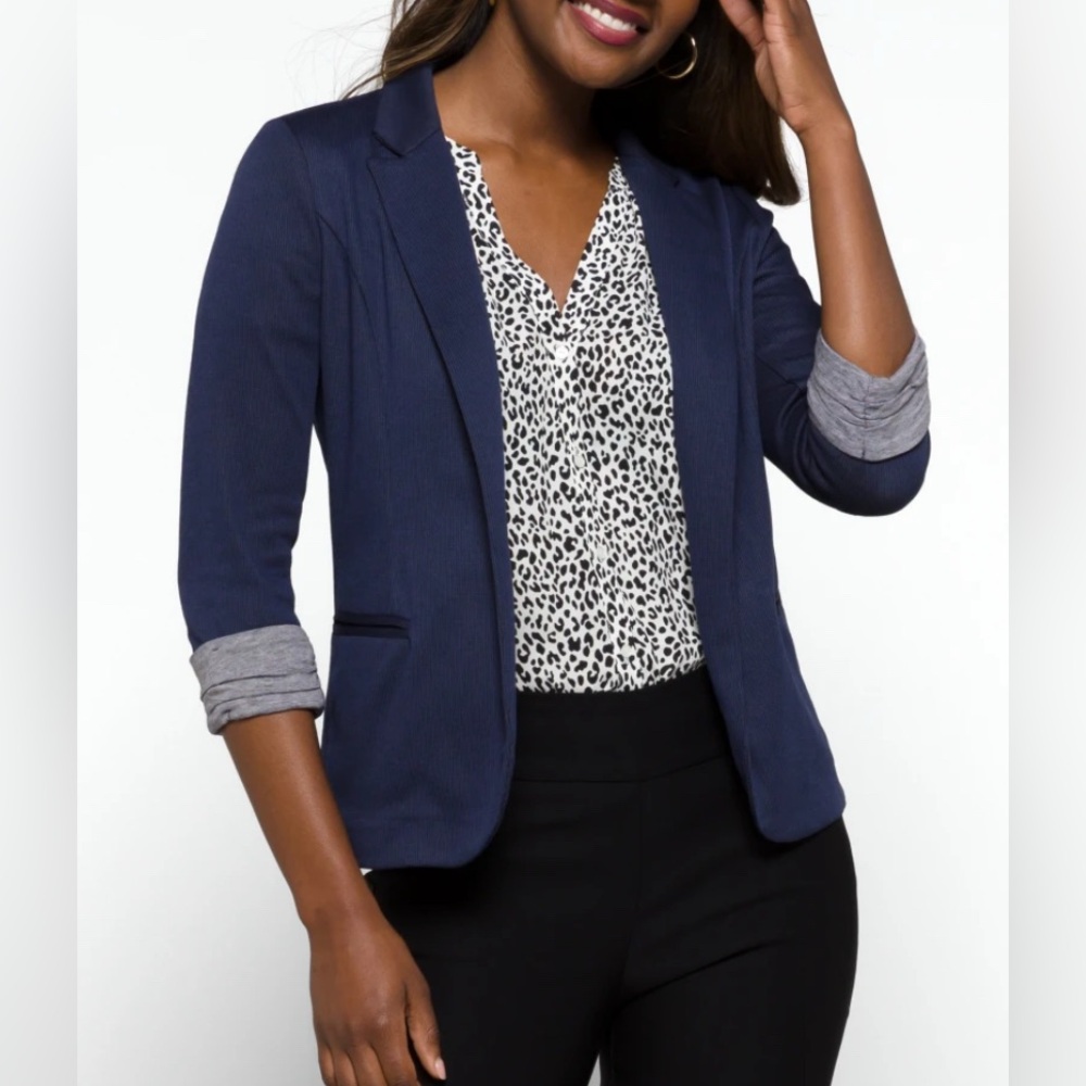 Skies Are Blue Navy Blazer